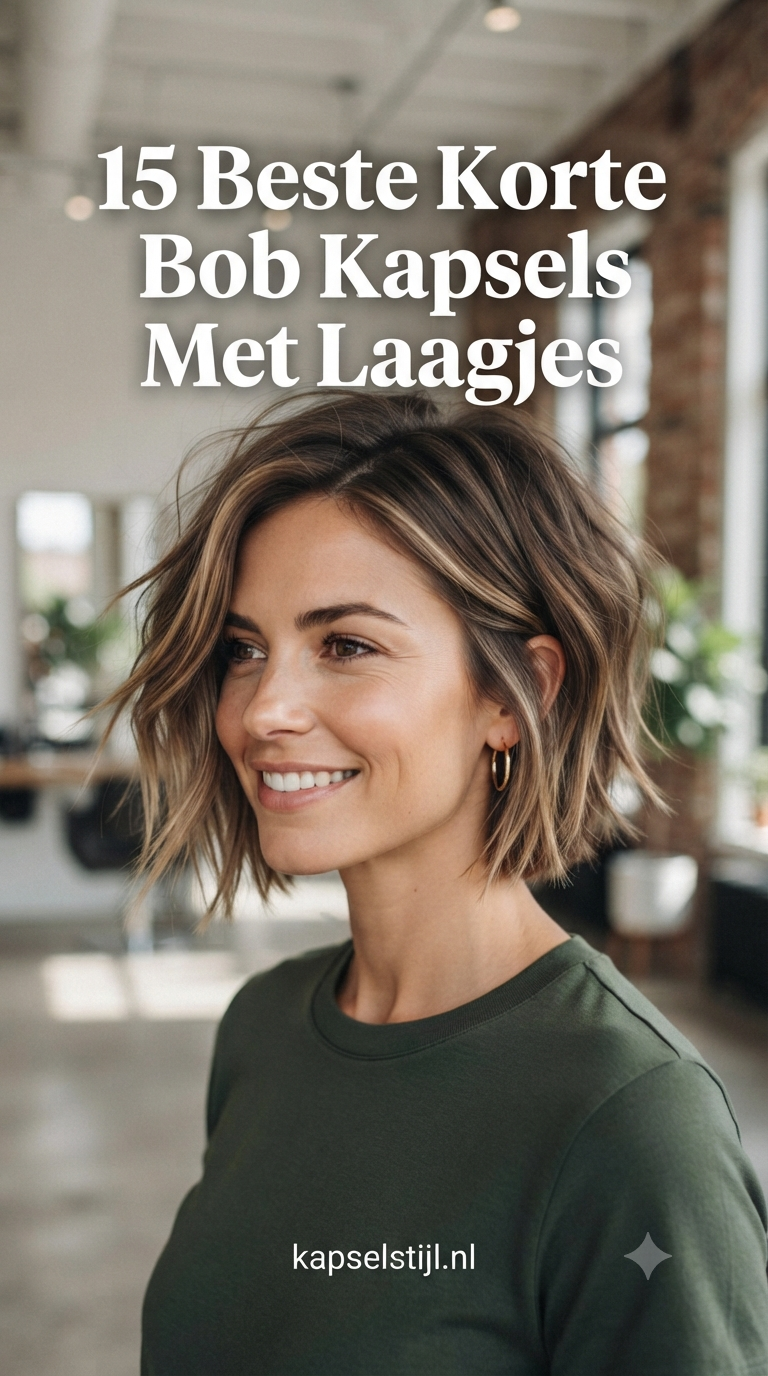 15 Beste Korte Bob Kapsels Met Laagjes