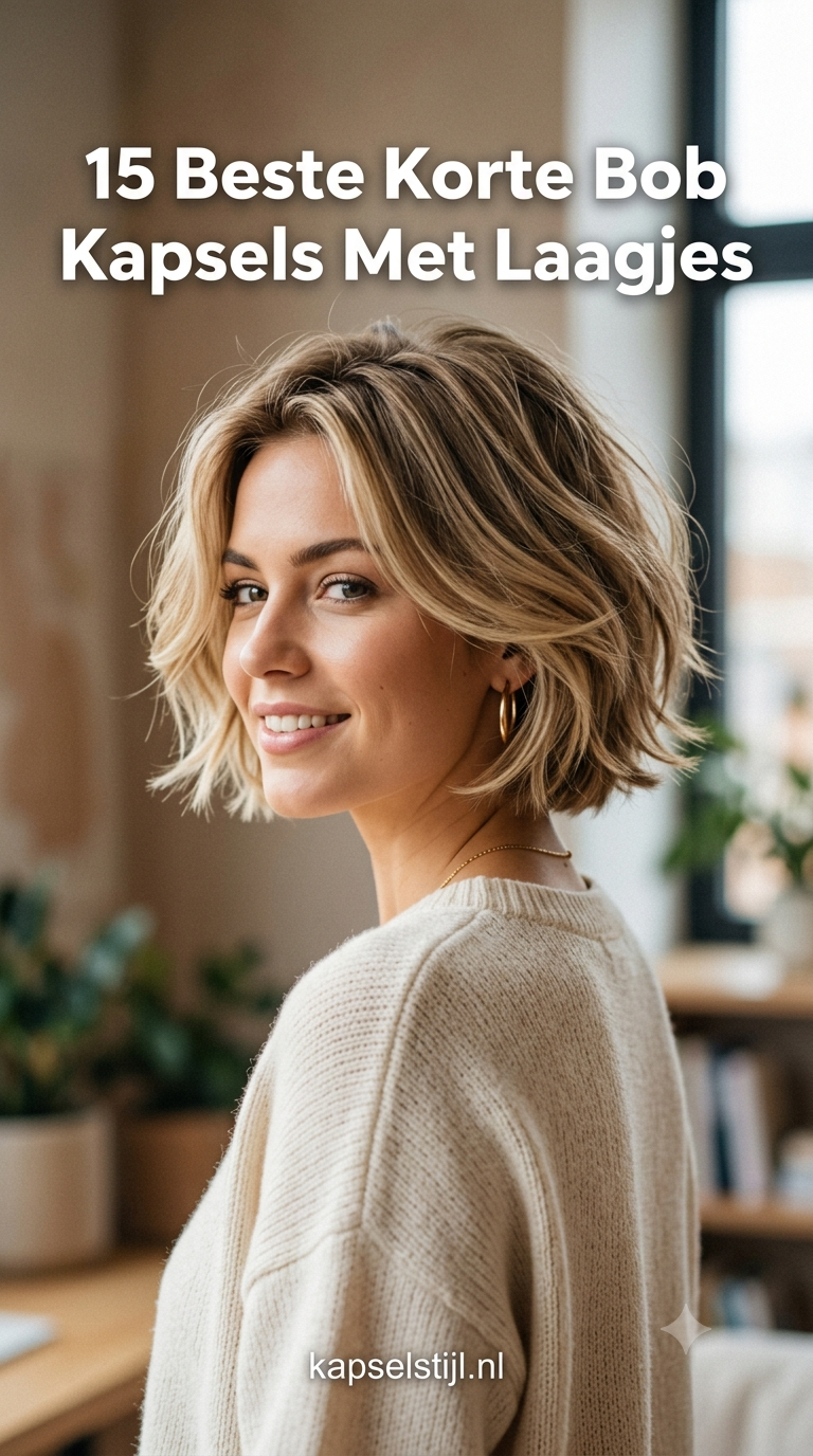 15 Beste Korte Bob Kapsels Met Laagjes