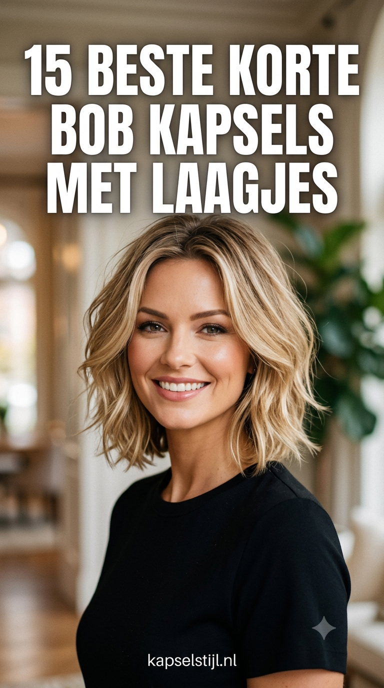 15 Beste Korte Bob Kapsels Met Laagjes