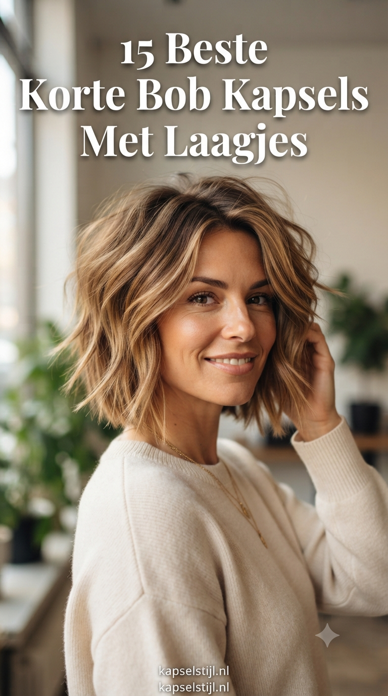 15 Beste Korte Bob Kapsels Met Laagjes