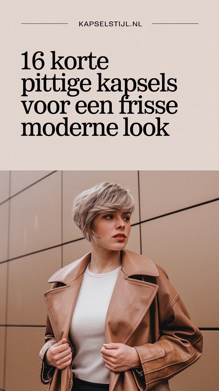 16 Korte Pittige Kapsels Voor Een Frisse Moderne Look