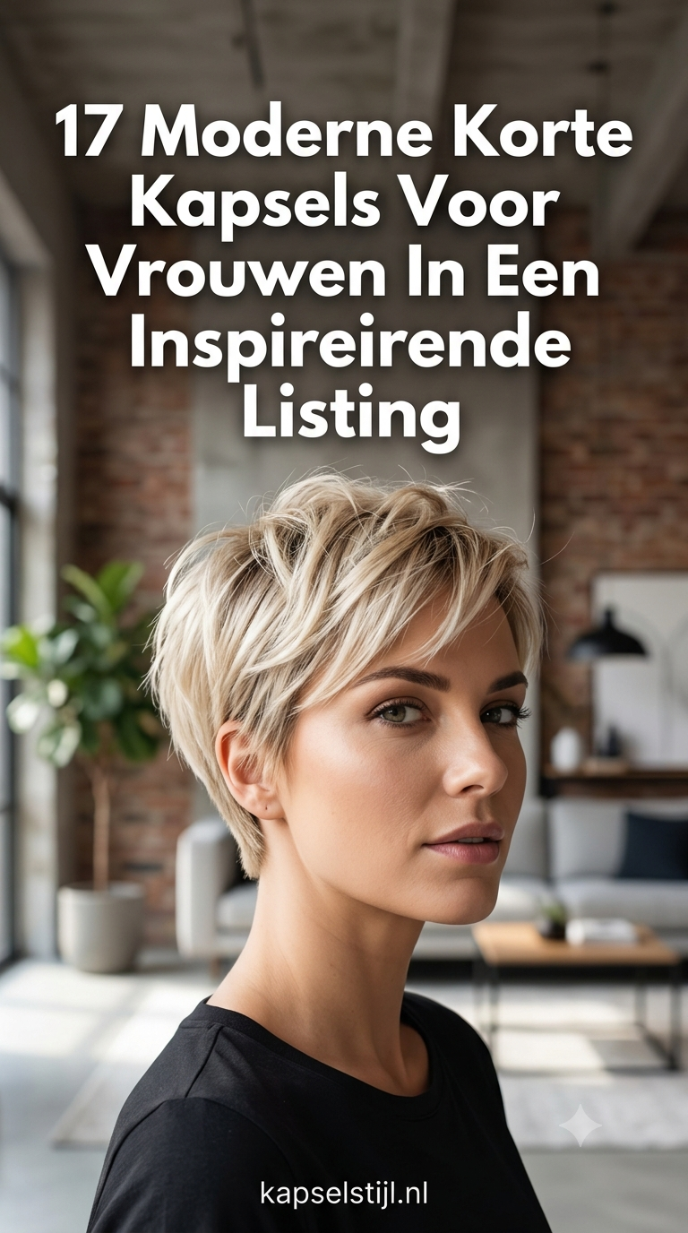 17 Moderne Korte Kapsels Voor Vrouwen In Een Inspirerende Listing