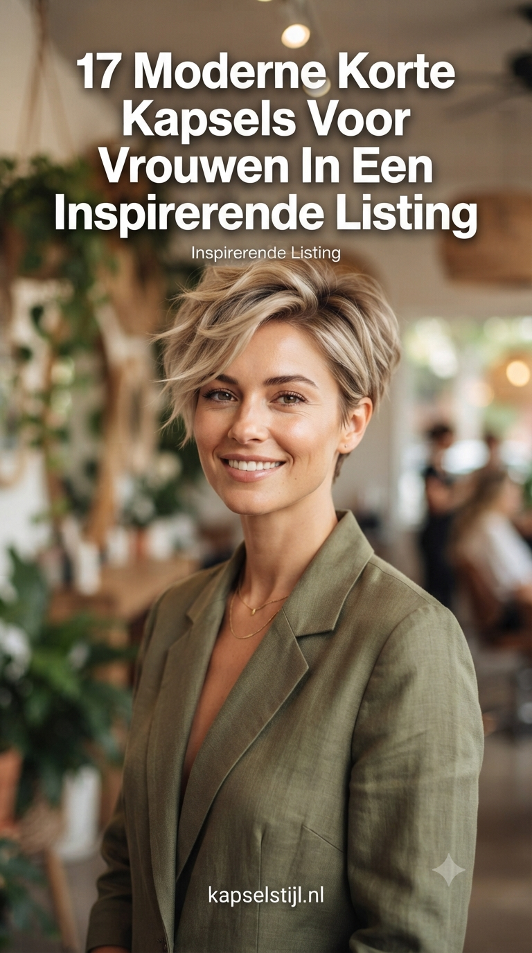 17 Moderne Korte Kapsels Voor Vrouwen In Een Inspirerende Listing
