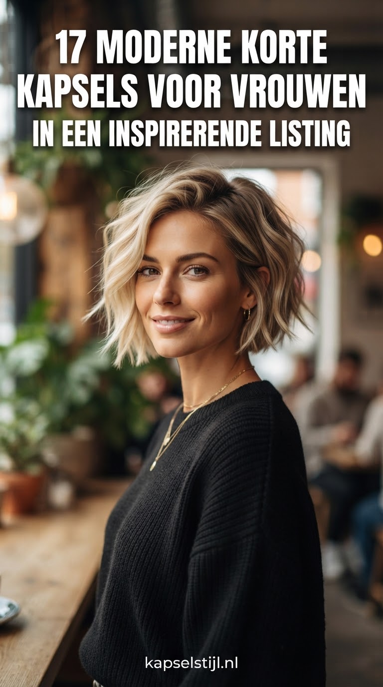 17 Moderne Korte Kapsels Voor Vrouwen In Een Inspirerende Listing
