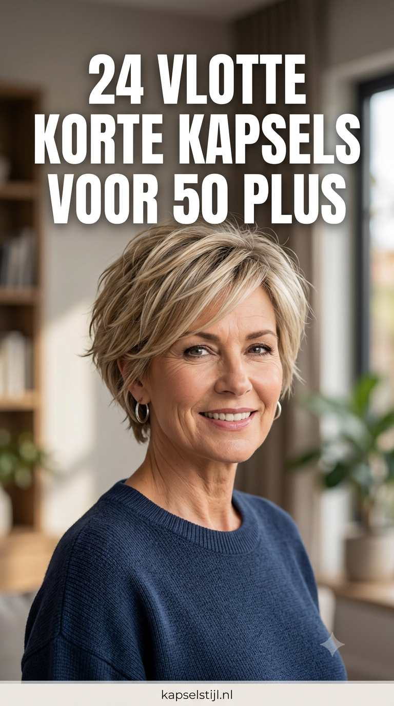24 Vlotte Korte Kapsels Voor 50 Plus