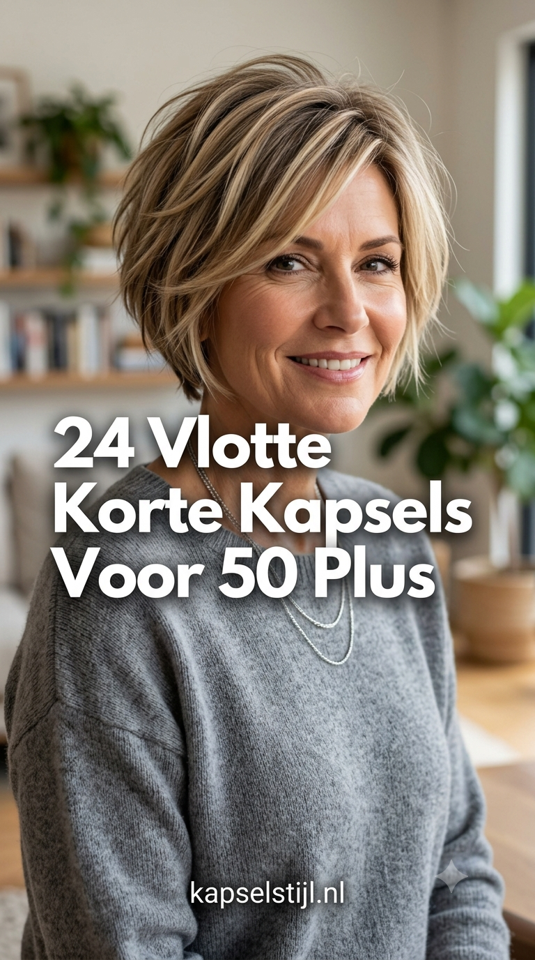 24 Vlotte Korte Kapsels Voor 50 Plus