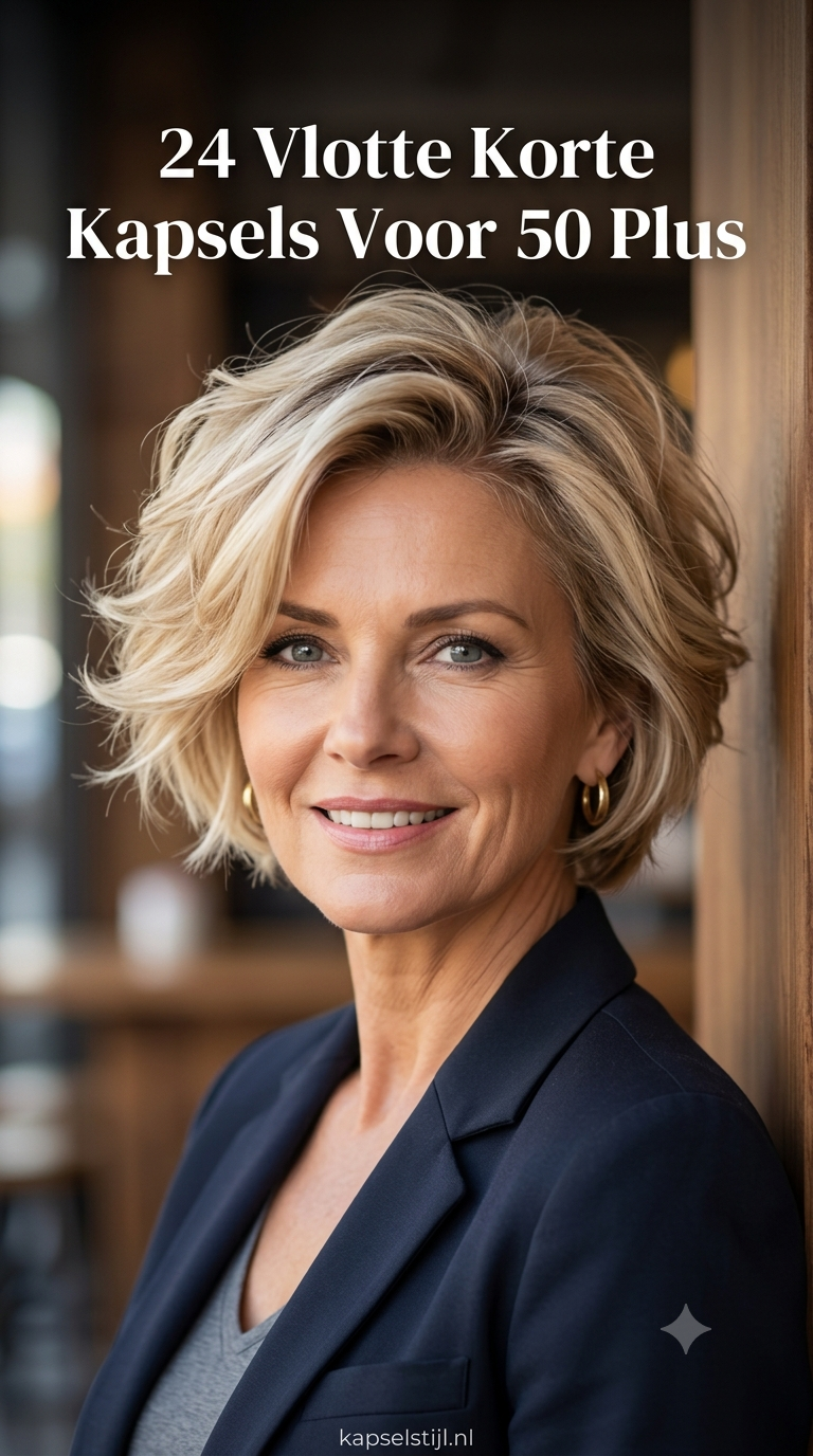 24 Vlotte Korte Kapsels Voor 50 Plus