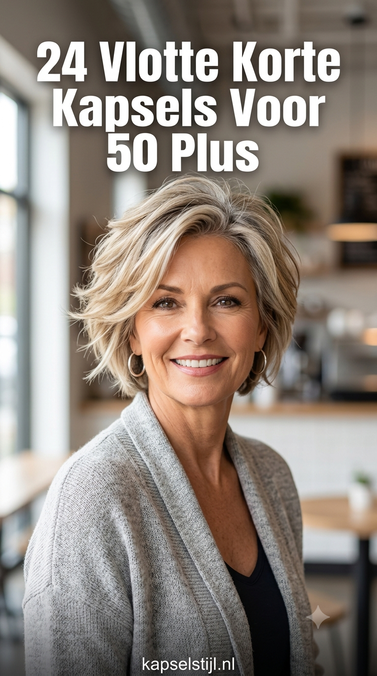 24 Vlotte Korte Kapsels Voor 50 Plus