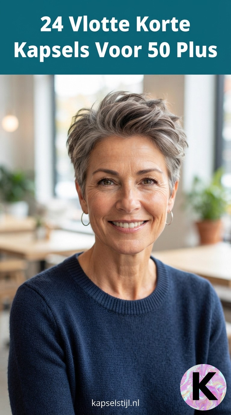 24 Vlotte Korte Kapsels Voor 50 Plus