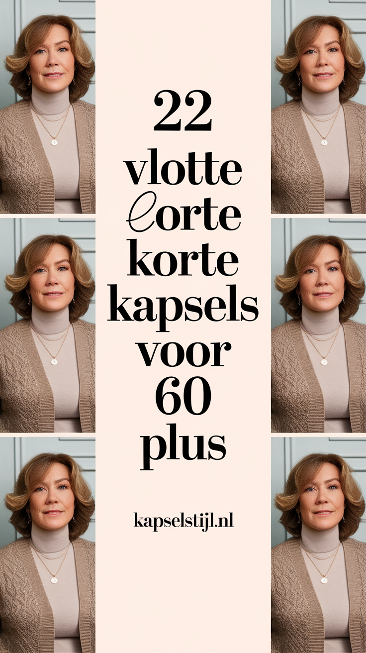 22 Vlotte Korte Kapsels Voor 60 Plus