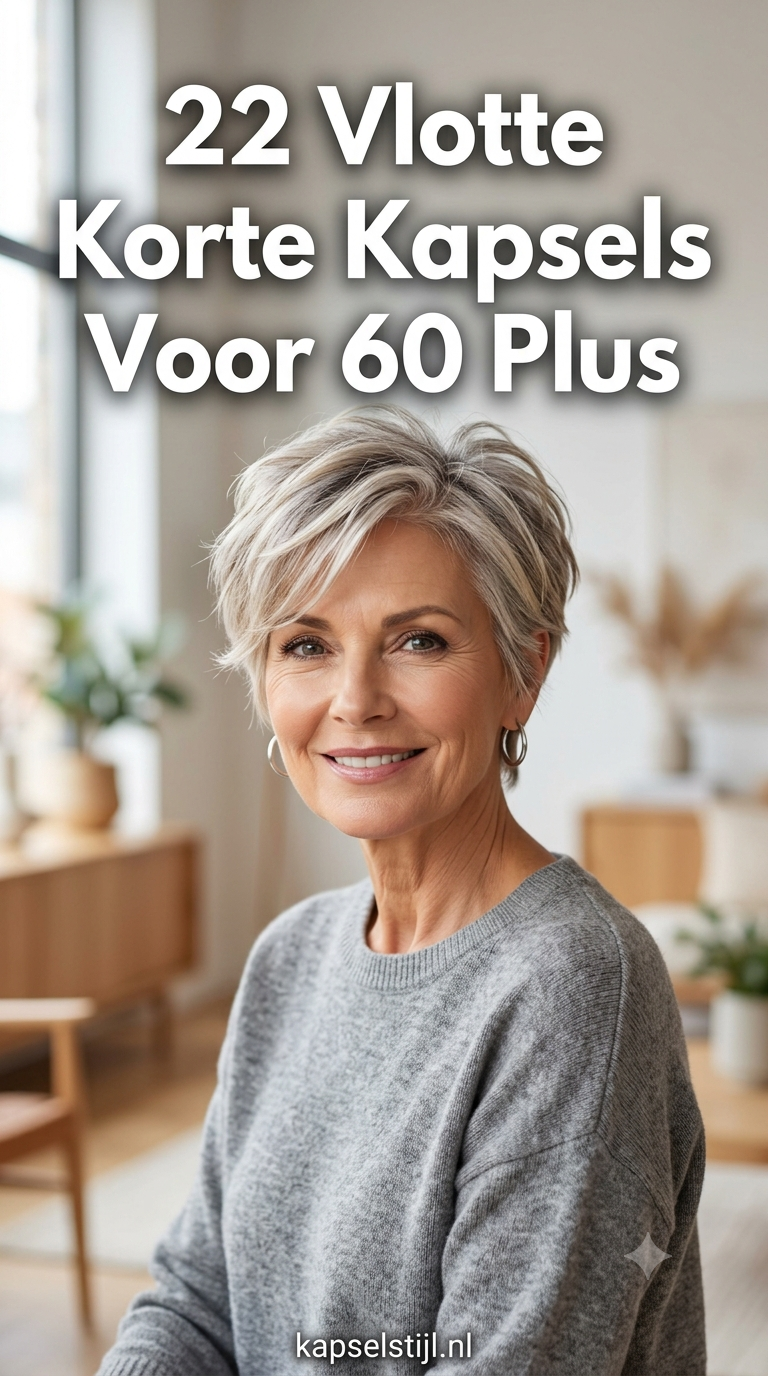 22 Vlotte Korte Kapsels Voor 60 Plus