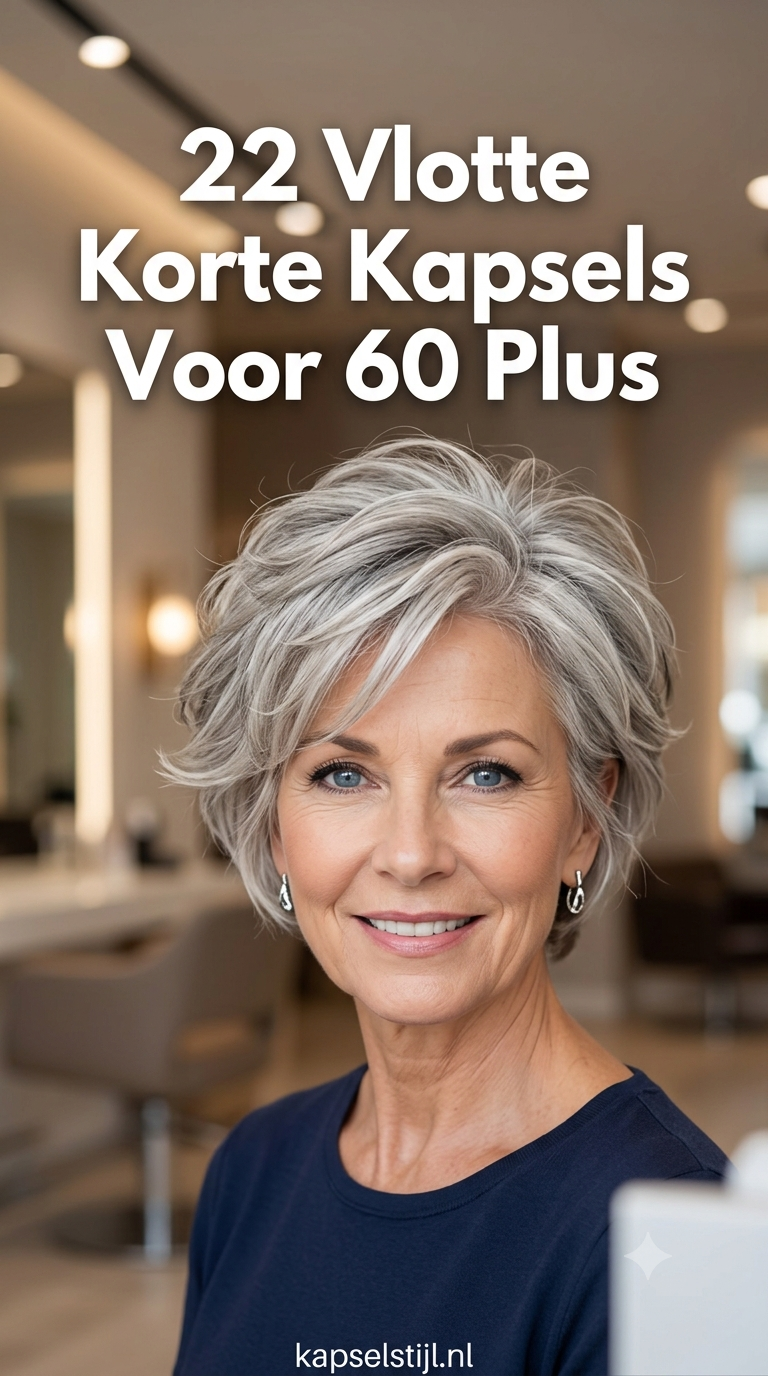 22 Vlotte Korte Kapsels Voor 60 Plus