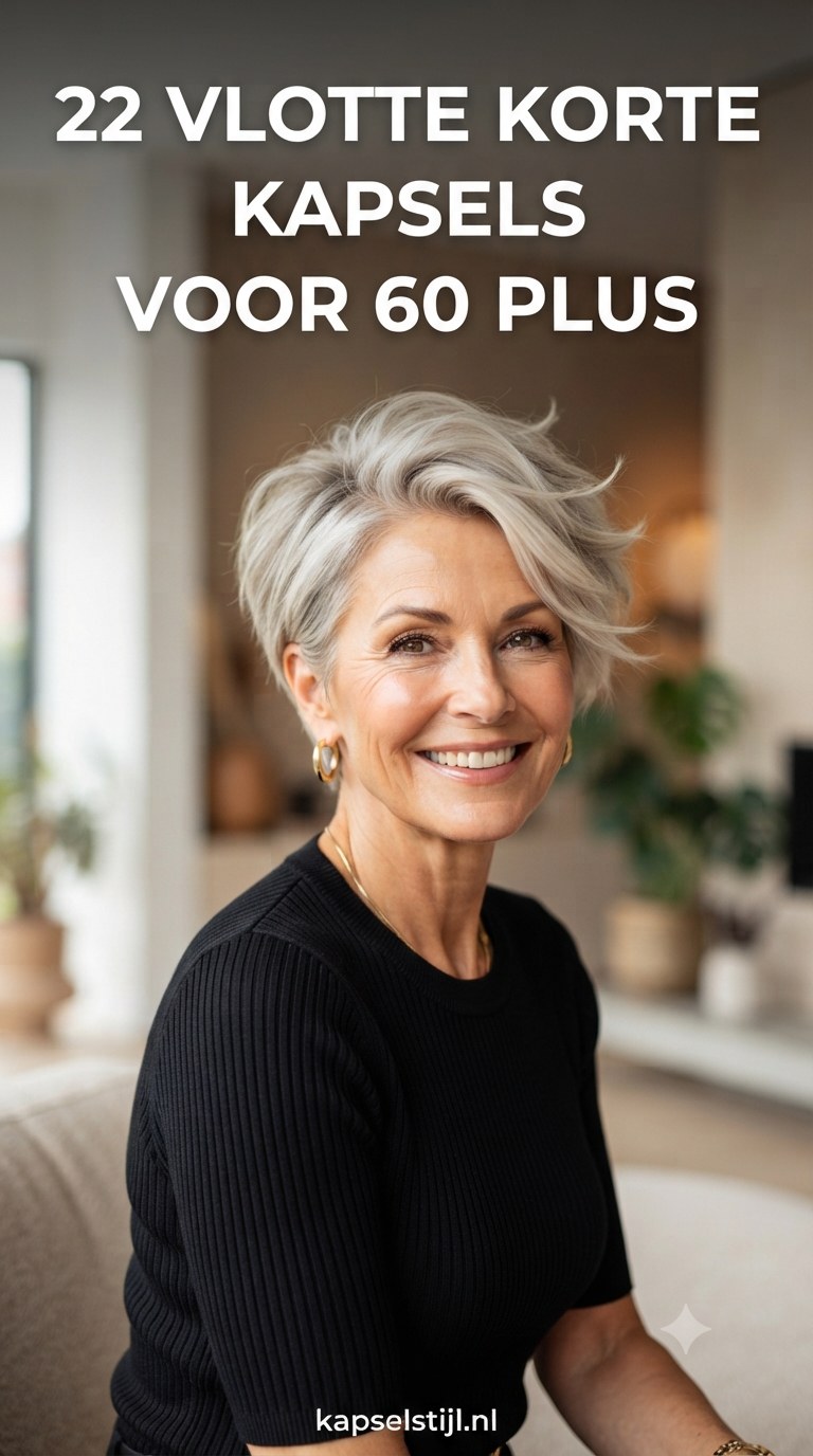 22 Vlotte Korte Kapsels Voor 60 Plus