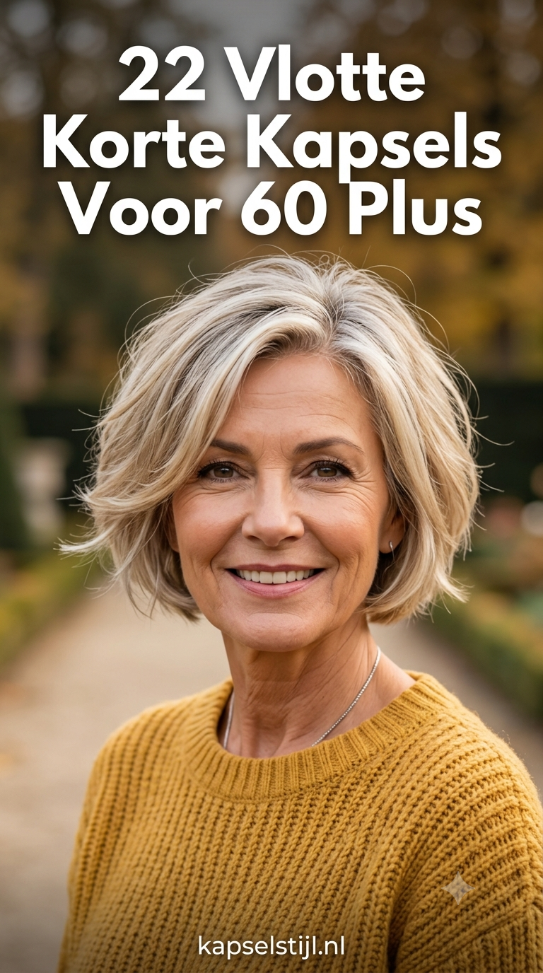 22 Vlotte Korte Kapsels Voor 60 Plus