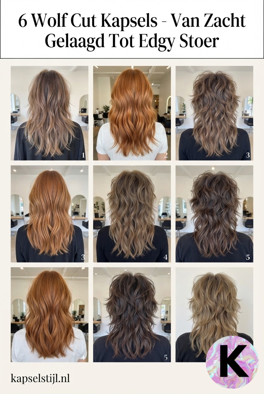 6 Wolf Cut Kapsels - Van Zacht Gelaagd Tot Edgy Stoer