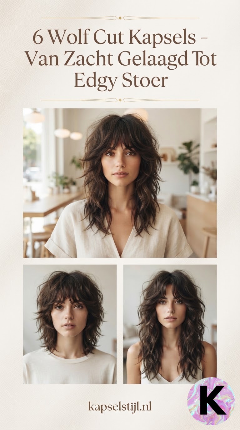 6 Wolf Cut Kapsels - Van Zacht Gelaagd Tot Edgy Stoer