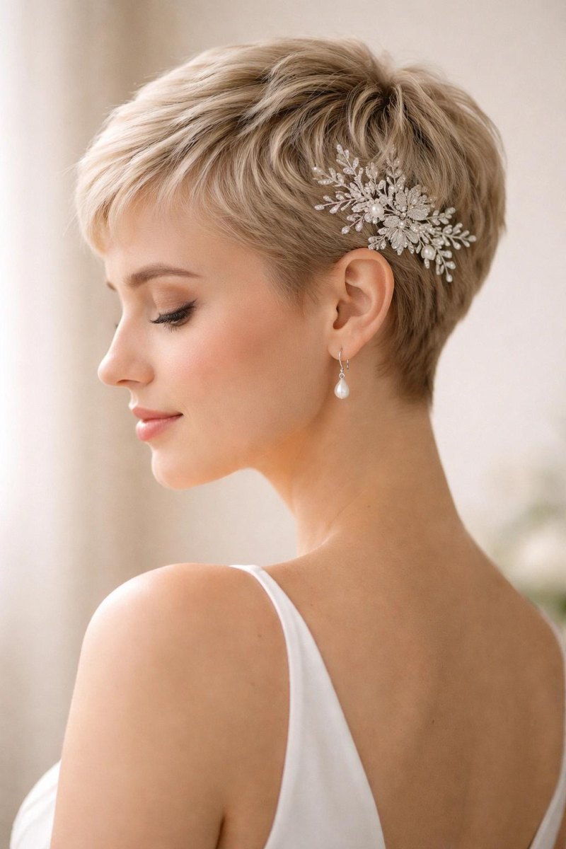 Pixie met elegante haaraccessoires