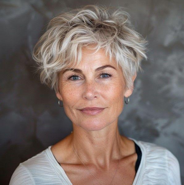 Graue korte frisuren dames: 8 stijlvolle coupes